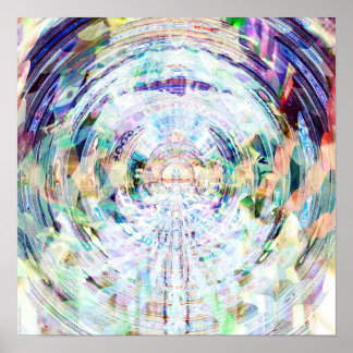 Fraktal Funnels 1,2a Poster