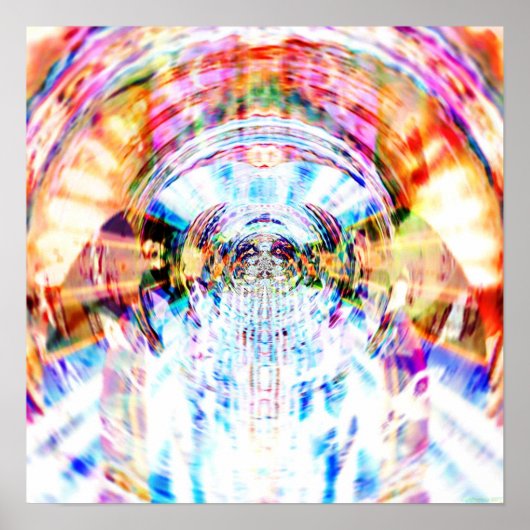 Fraktal Funnels 1,3 Poster (Vorne)