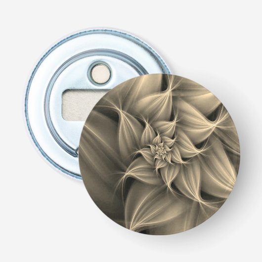 Fraktal für phantastische Blume Flaschenöffner (Vorderseite)
