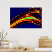 Fraktal Galaxien Poster (Küche)