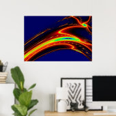 Fraktal Galaxien Poster (Heimbüro)