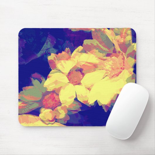 Fraktal-Gänseblümchen Mousepad (Mit Mouse)