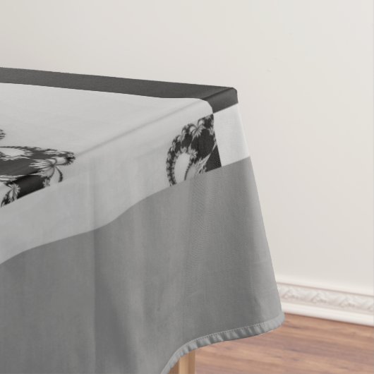 Fraktal Garden grau A Tischdecke (Beispiel)