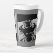 Fraktal Garden grau Milchtasse (Rechte Ecke)