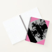 Fraktal Garden grau & thulisch Notizblock (Innenseite)