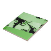 Fraktal Garden grün Fliese (Seite)