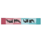 Fraktal Garden Lagune & Rose A Großer Tischläufer (Horizontal)