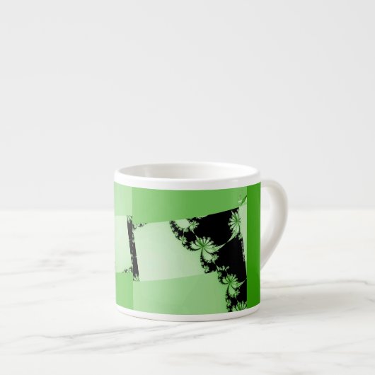 Fraktal Garden Limon Espressotasse (Vorderseite Rechts)