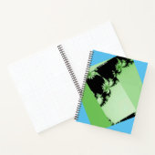 Fraktal Garden Limon & Lagune Notizblock (Innenseite)