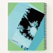 Fraktal Garden Limon & Lagune Notizblock (Rückseite)