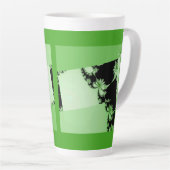 Fraktal Garden Limon Latte Tasse (Rechte Ecke)