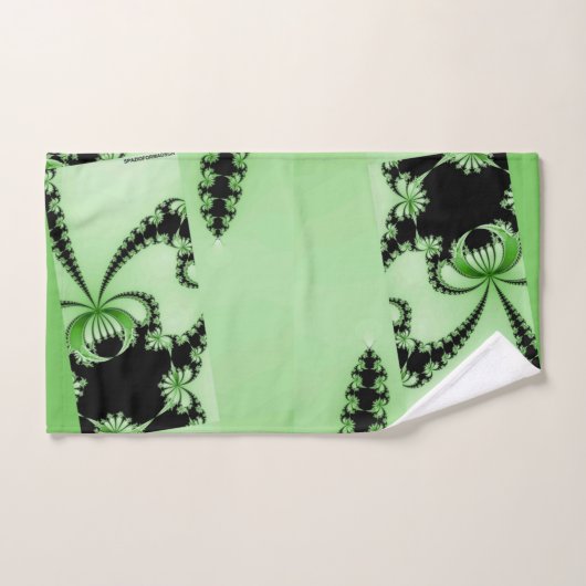 Fraktal Garden mantis Badhandtuch Set (Handtuch)