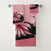 Fraktal Garden Orchid Badhandtuch Set (Insitu)