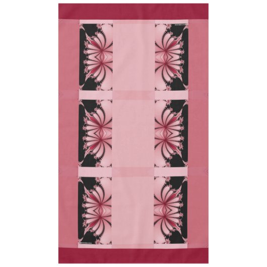 Fraktal Garden Orchidee A Tischdecke (Vorderseite)