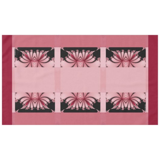 Fraktal Garden Orchidee A Tischdecke (Vorderseite (Horizontal))