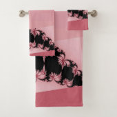 Fraktal Garden Rose Badhandtuch Set (Insitu)