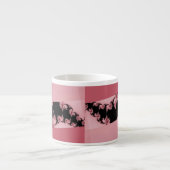 Fraktal Garden Rose Espressotasse (Vorderseite)