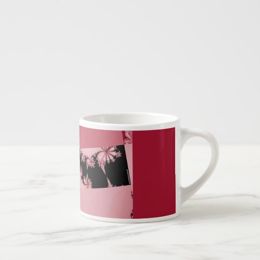 Fraktal Garden Rose Espressotasse (Rechts)