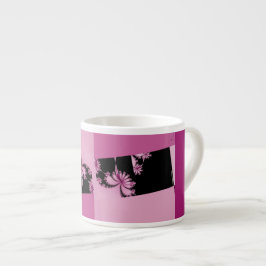 Fraktal Garden Rose Wasser Espressotasse