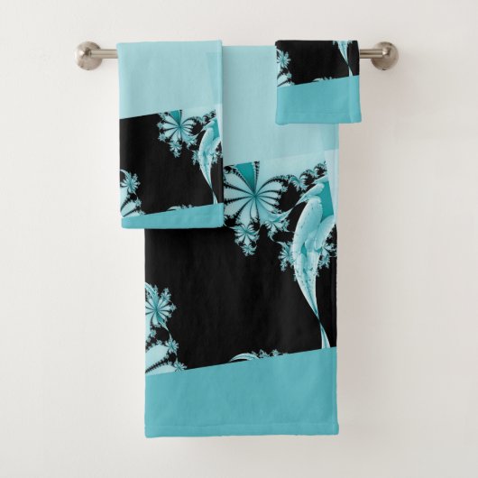 Fraktal Garden sky Badhandtuch Set (Insitu)