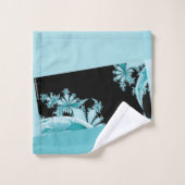 Fraktal Garden sky Badhandtuch Set (Waschlappen)