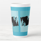 Fraktal Garden sky Milchtasse (Vorderseite)