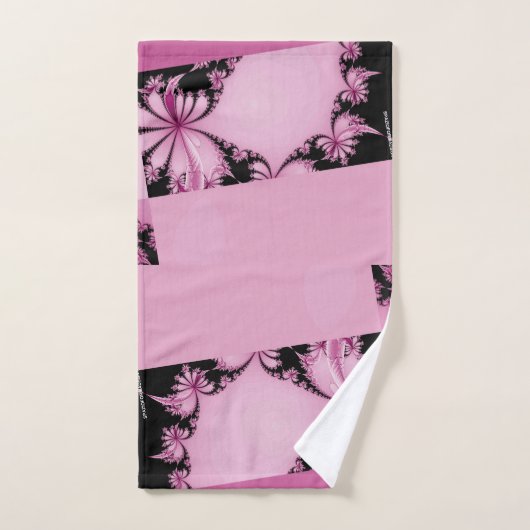 Fraktal Garden thulian Badhandtuch Set (Handtuch)