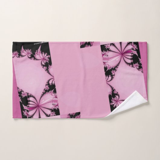 Fraktal Garden thulian Badhandtuch Set (Handtuch)