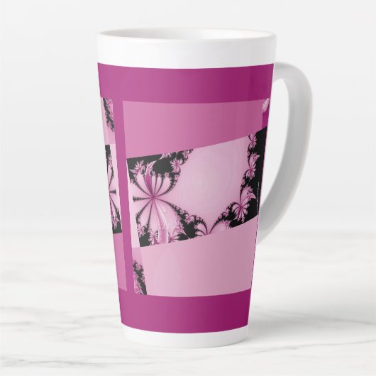 Fraktal Garden thulian Latte Tasse (Rechte Ecke)
