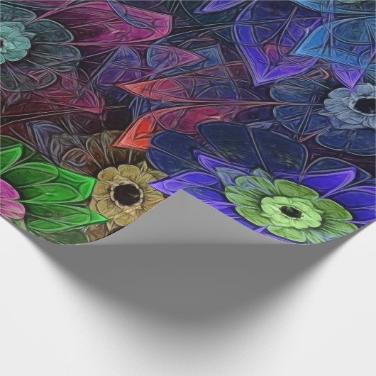 Fraktal Garening Geschenkpapier (Ecke)