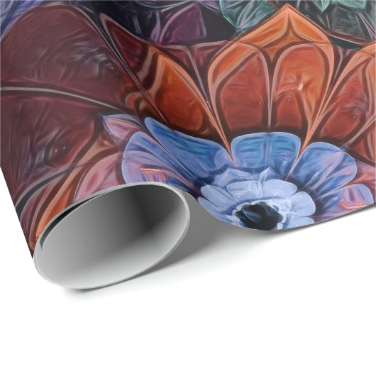 Fraktal Garening Geschenkpapier (Rolleneckpunkt)