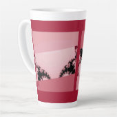 Fraktal Gartencreme Latte Tasse (Linke Ecke)