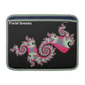 Fraktal-Gebiete (mit Logo) MacBook Air Sleeve (Vorderseite)
