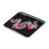 Fraktal-Gebiete (mit Logo) MacBook Air Sleeve (Vorderseite unten)