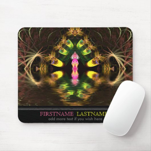 Fraktal Geisha individuell anpassbare Mousepad (Mit Mouse)