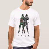 Fraktal Gemini T - Shirt (Vorderseite)