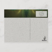 Fraktal Geode Postkarte (Rückseite)