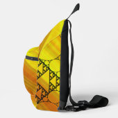 Fraktal Geometrie Crossbody Bag (Rechts)
