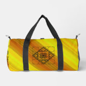 Fraktal Geometrie Duffle Bag (Vorderseite)