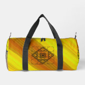 Fraktal Geometrie Duffle Bag (Rückseite)