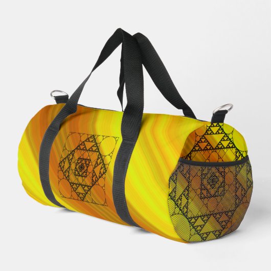Fraktal Geometrie Duffle Bag (Rechte Ecke)