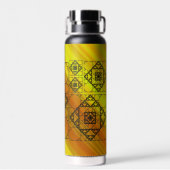Fraktal Geometrie Trinkflasche (Rückseite)