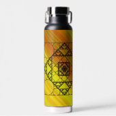 Fraktal Geometrie Trinkflasche (Vorne)
