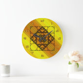 Fraktal Geometrie-Uhr Große Wanduhr (Zuhause)