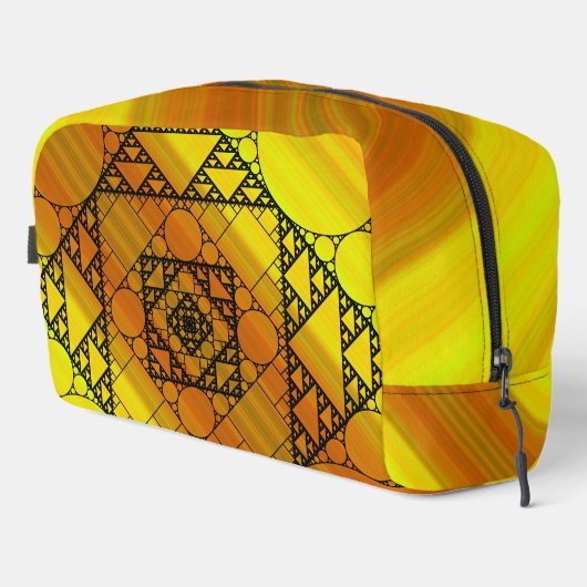 Fraktal Geometrie Waschbeutel (Rechte Ecke)