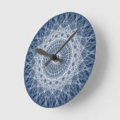 Fraktal Geometrischer Spirograph Runde Wanduhr (Winkel)