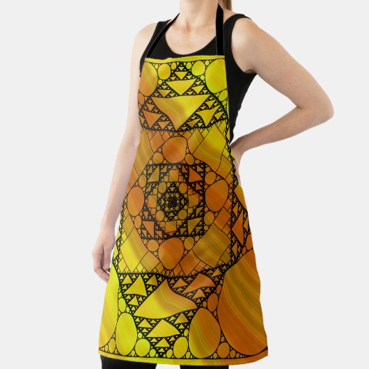 Fraktal Geometry All-over-Print-Schürze Schürze (InSitu)