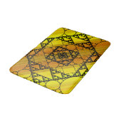 Fraktal Geometry Bath Mat Badematte (Schrägansicht)