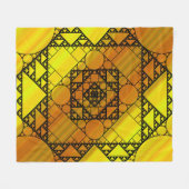 Fraktal Geometry Fleece Blanket (Vorderseite (Horizontal))