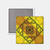 Fraktal Geometry Magnet (Vorderseite/Rückseite)